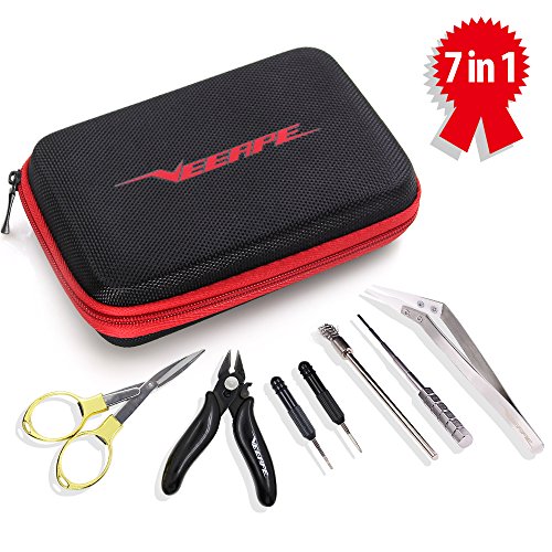 VEEAPE DIY Tool Kit, Ceramics Tweezers/Set/Plier/Brush/Folding Scissors
