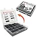 Heat Shrink Tubing 3:1 Shrink Tubing Dual Wall Adhesive Wrap Large Size Waterproof Electric Insulation Tubes Wire Connectors Kit for Cable Wire Repair DIY