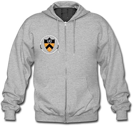 HuaTu Princeton University Youth Hoodie Zipped Up XXLarge Grey
