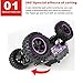 Simccppley Remote Control Car Pink 360° Stunt Tumbling Waterproof Monster Truck, Can Control The Toy