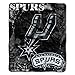 Northwest NBA San Antonio Spurs Unisex-Adult Raschel Throw Blanket, 50