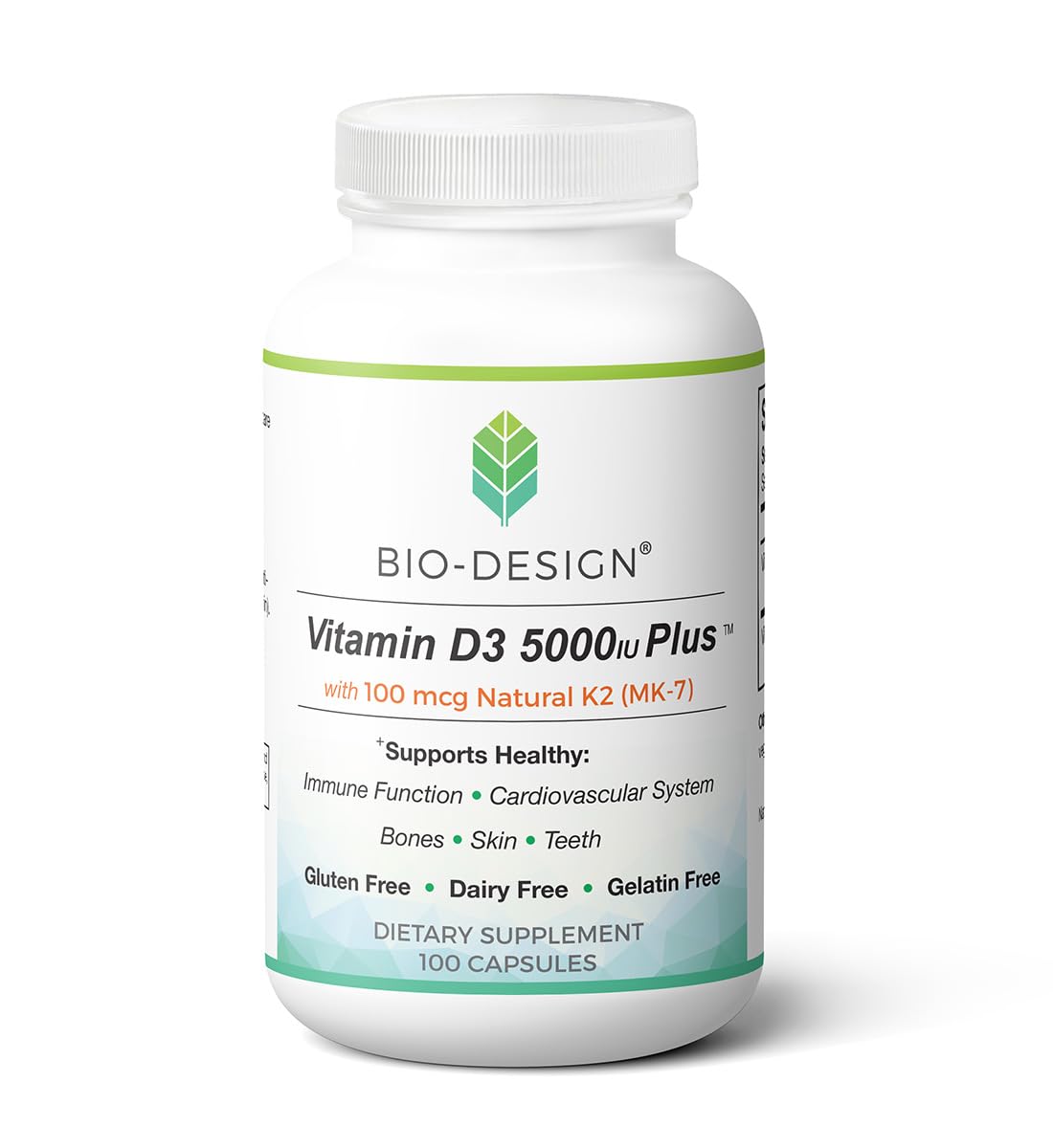 Vitamin D3 125 mcg Plus K2 100 mcg