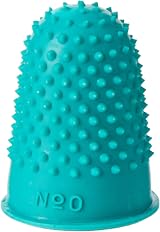Quality Thimblette Size 0 Green Pack of 10 Note-Counting Page-Turning view 2