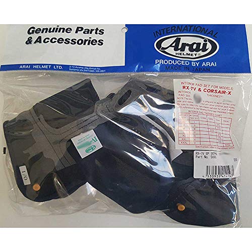 Interior - Arai RX7-Pro/V/qv-r300 Corsair van X kussen voor het hoofd - Blauw, IV (XL) - 5mm