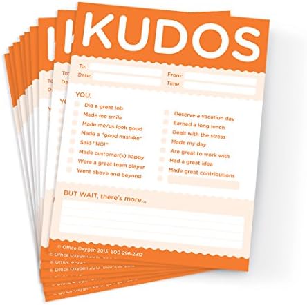 Kudos for Work Notes, Set of 40 notepads