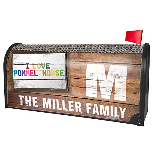 NEONBLOND Custom Mailbox Cover I Love Pommel Horse,Colorful - Thumbnail 2