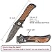 Fanfoobi Engraved Pocket Knife I Love You, Perfect for Boyfriend Birthday, Unique Knife for Men