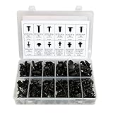 KINGLAKE 240 Pcs Push Retainer Kit,Great Assortment of Push Type Retainers Fits For GM Ford Toyota Honda Chrysler with Plastic Storage Case