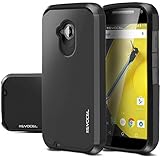 Moto E (2nd Gen) Case, Evocel Dual Layer Armor Protector Case For Motorola Moto E2 (2nd Generation / 2015 Release) (Cricket / Boost Mobile / Sprint / Verizon / Virgin Mobile) - Slate