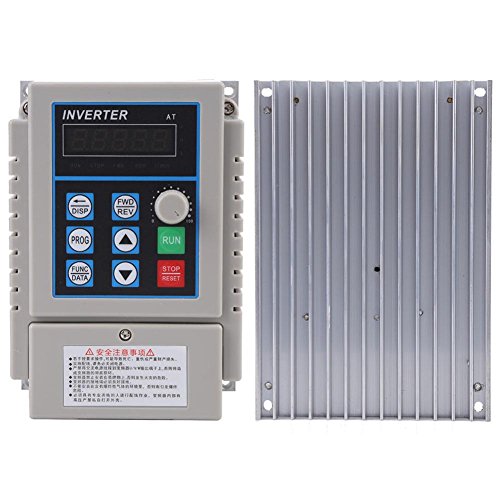 Variable Frequency Drive, 1Pc Ac 220V 0.75Kw Practical Digital Display Variable Frequency Drive VFD Speed Controller Inverter Single Phrase