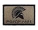 Molon Labe Spartan Patch Fully Embroidered Tactical Hook and Loop Morale Tags (Coyote and Black)