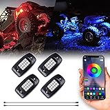 Morefulls LED Rock Lights - Multicolor Exterior