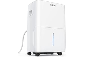 GRIDR 2500 Sq.Ft Energy Star Dehumidifiers for Home, Max 42 Pint/D (Standard 25Pint/D) Smart Dehumidifier with Drain Hose, 5.5L Water Tank, Intelligent Humidistat, for Bedroom, Bathroom, Basement