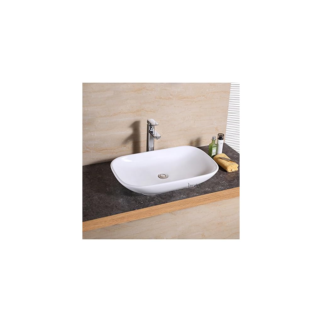 Luxier CS022 Bathroom Porcelain Ceramic Vessel Vanity Sink Art Basin LAVORIST