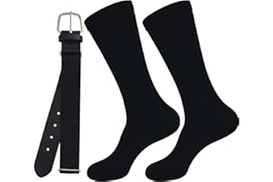 CS RUNSENISOCKS Teen Youth Baseball Socks Boys Teens Softball Socks and Belt Set for Baseball,Soccer.(1 Sock with 1 Belt).