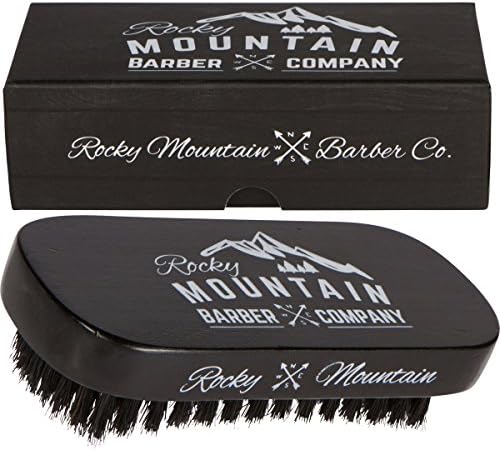 Rocky Mountain Barber Company Boar Hair Beard Brush For Men