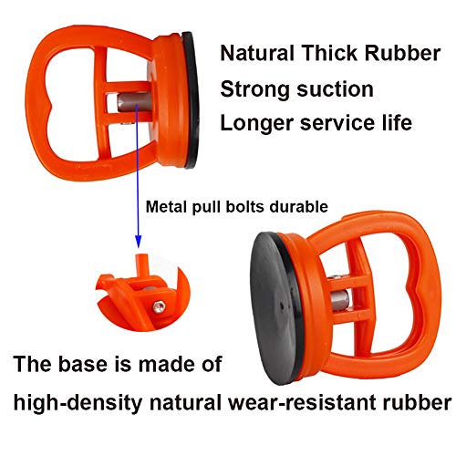6 Pack Heavy Duty Suction Cups Screen Suction Cup Phone Computer Replacement Screen Repair Tools Compatible for iPad, iMac, MacBook, Tablet, Laptop, iPhone, Samsung, Huawei etc LCD Screen Opening Tool