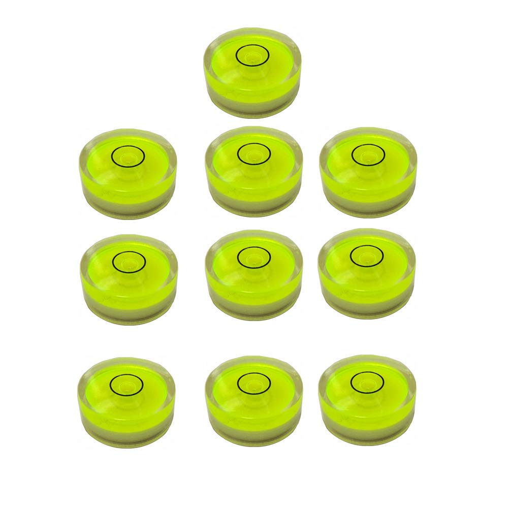 Phonograph 10x Bubble Spirit Level Degree Mark 10x6 Mm Turntable Mini Circular Bullseye Level Inclinometers Use For Tripod Levels Test Measure Inspect