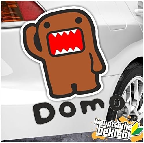 Hello Domo Waving Hello Japan Decal 4 sizes Multi Colour