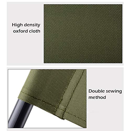 Suszian Klappbare Angelstühle, Outdoor Klappstühle Angelstuhl Tragbarer Campinghocker mit doppelschichtiger Oxford… – Bild 5