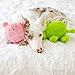 ZippyPaws Brainey Squeaky Plush Dog Toy, Pig