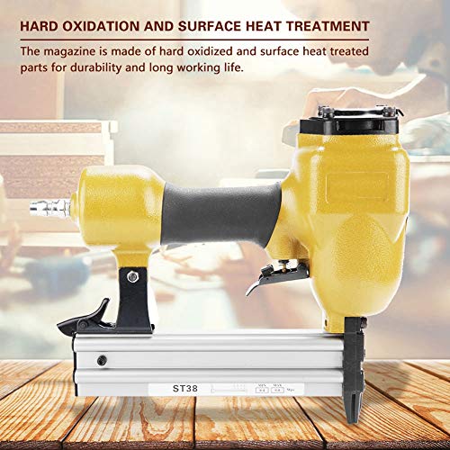 Asixx ST38 Air Nailer Stapler, Air Nail Gun High-Strength Screws Pneumatic Nail Air Tool Kit