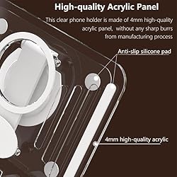 OGMAPLE Tablet Stand, 360° Rotatable iPad Stand