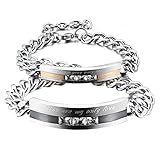 KasLin Stainless Steel Golden Plated Cubic Zirconia Bracelet Chain Link for Women