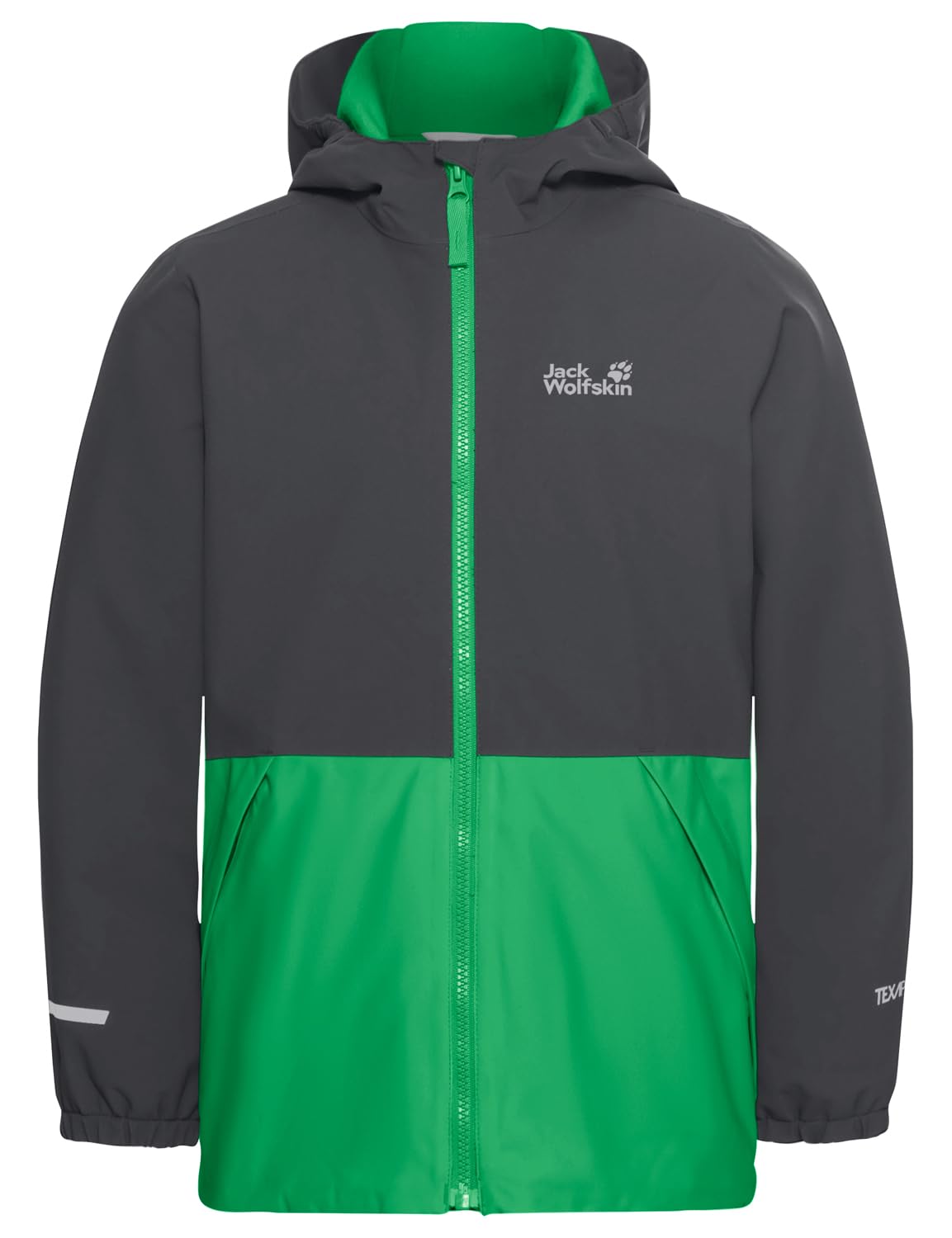 Jack Wolfskin Jungen New Snowy Days Jkt, Mystic Green, 128 EU