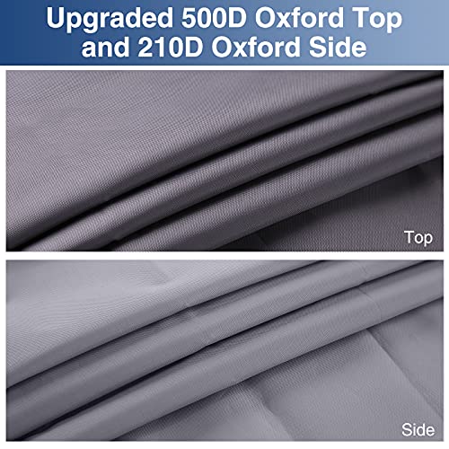 RVMasking Upgraded Waterproof 500D Top Travel Trailer Cover for 20'1