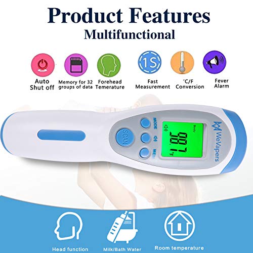 1 Forehead+Thermometer+Digital+Contact+Infrared