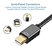 4K Mini DisplayPort to HDMI Adapter CableCreation Mini DP(Thunderbolt Port Compatible) to HDMI AV HDTV Male to Female Adaptor for Mac Book iMac, Black Color