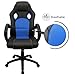 Furmax Gaming Office Chair Ergonomic High-Back Racing Style Adjustable Height Executive Computer Chair,PU Leather Swivel Desk Chair （Green）