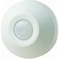 Leviton ODC0S-I1W Self-Contained Ceiling-Mount Occupancy Sensor and Switching Relay, 1000-Watt, 120-Volt
