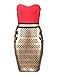 meilun Women's Strap Bandage Dress Bodycon Stripe Midi Dresses