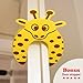 Baby Proofing Safety Corner Guards 8 Pack with Bonus Door Stopper Clear Adhesive Rubber Bumper Pads - Shock-proof Edge Cushion Table Furniture Protector Great Protection for Kids, Babies & Toddler