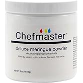 Chefmaster - Meringue Powder - Eggwhite Substitute - 5oz - Create Delicious Dessert Toppings, Stabilize Icing and Meringue -