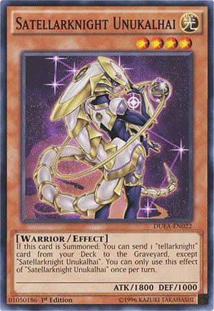 Yu-Gi-Oh! - Satellarknight Unukalhai (DUEA-EN022) - Duelist Alliance - Unlimited Edition - Common
