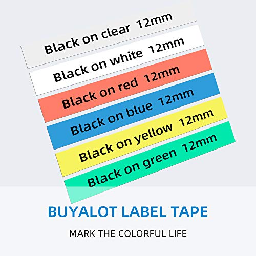 Buyalot Compatible Label Tape Replacement for Brother Ptouch PT D210