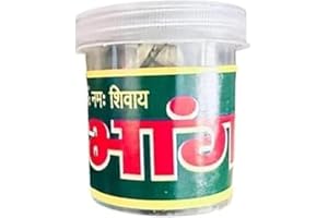 Bhaang for Shiv Pooja Bhang Patti Sukhi Dry Shivratri Puja Prashad Sawan Month (Pack of 1)
