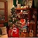 Blank Personalised Santa Sack Large Christmas Sack Bags Santa Bag with Drawstring for Gifts Canvas Xmas Present