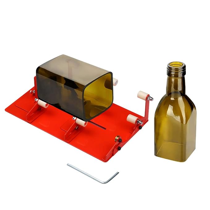Glass Bottle Cutter for Round Square Oval Bottles and Bottle Neck Multi