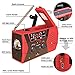 romatpretty Emergency Solar Hand Crank Radio, Portable AM/FM NOAA Weather Radio for Outdoor and Household Emergency Device, LED Flashlight, Reading Lamp, 2000mAh Power Bank USB Phone Charger and SOS Alarm(RED)