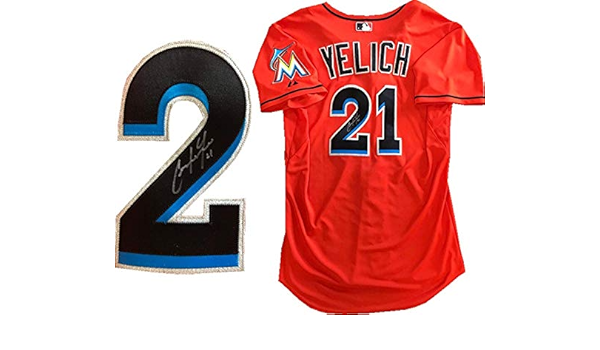 Marlins yelich jersey Clearance