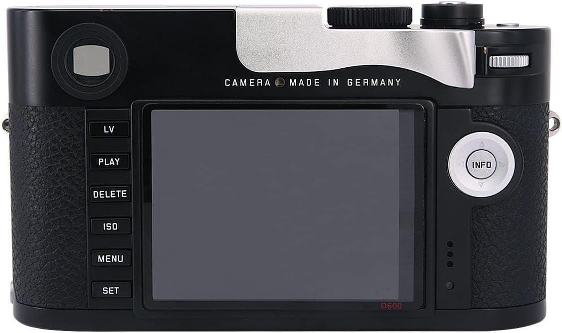 Haoge THB-M24S Metal Hot Shoe Thumb Up Rest Thumbs Up Hand Grip Designed for Leica M Typ240 M240, M-P Typ 240 M240P, M Typ262 M262, M-D Typ 262 Camera Silver Better Balance & Grip Convenience