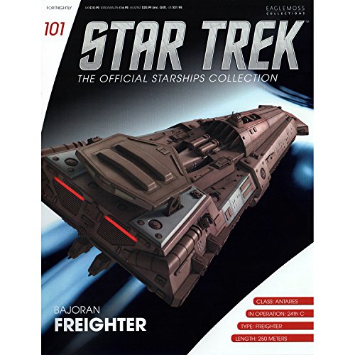 Star Trek Bajoran Freighter Model with Magazine #101 by Eaglemoss
