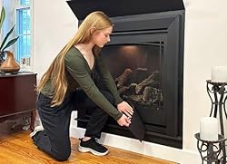 Draft Décor Magnetic Fireplace Vent Cover MADE IN