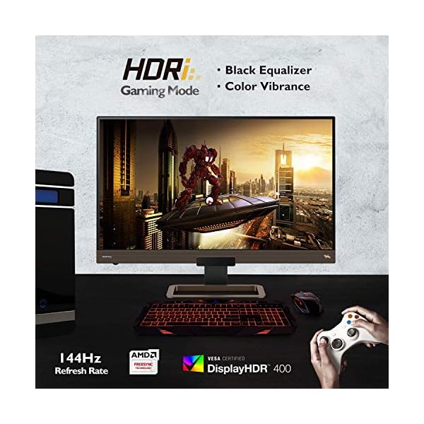 BenQ-EX2780Q-27-Inch-QHD-2560-x-1440-HDRi-144Hz-Gaming-Monitor-IPS-FreeSync-Premium-USB-C-PS5Xbox-X-Compatible BenQ EX2780Q 27-Inch QHD (2560 x 1440) HDRi 144Hz Gaming Monitor, IPS, FreeSync Premium, USB-C, PS5/Xbox X Compatible