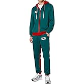 GKTOP Spider Hoodie Costume 2 Pieces Set, Superhero Zip-up Jacket with Pants for Adult & Kids, Halloween Cosplay Accessories