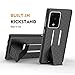 HIDAHE for Samsung Galaxy S20 Ultra Case, for Samsung S20 Ultra Belt Clip Holster Case Slim Shell Case Combo Cover with Kickstand Swivel Belt Clip Holster Protective 5G Case 6.9 inch 2020, Black